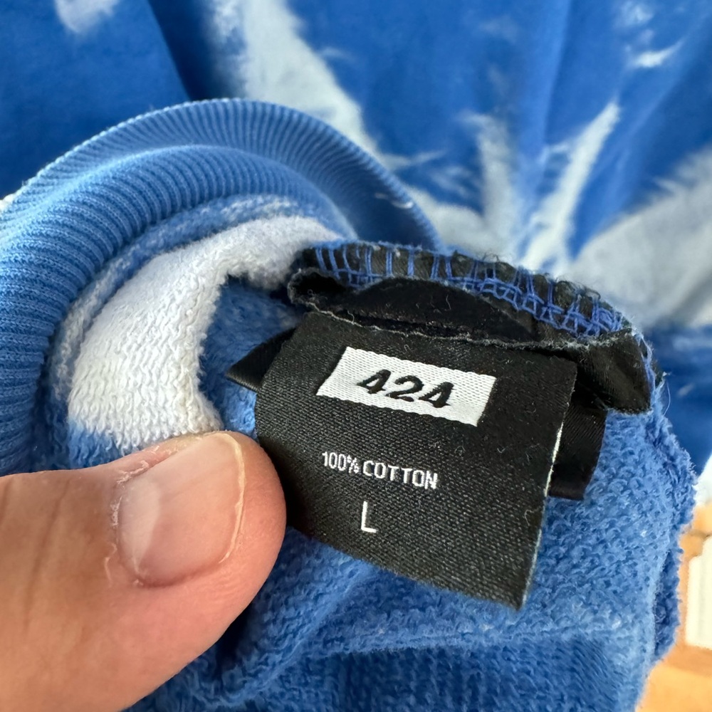 424 Men Hoodie Size L - Picture 3 of 11